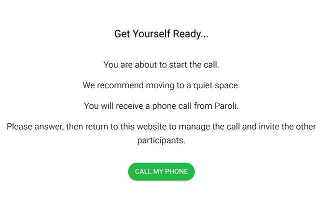 Paroli Method Paroli | Open Source Phone Conferencing